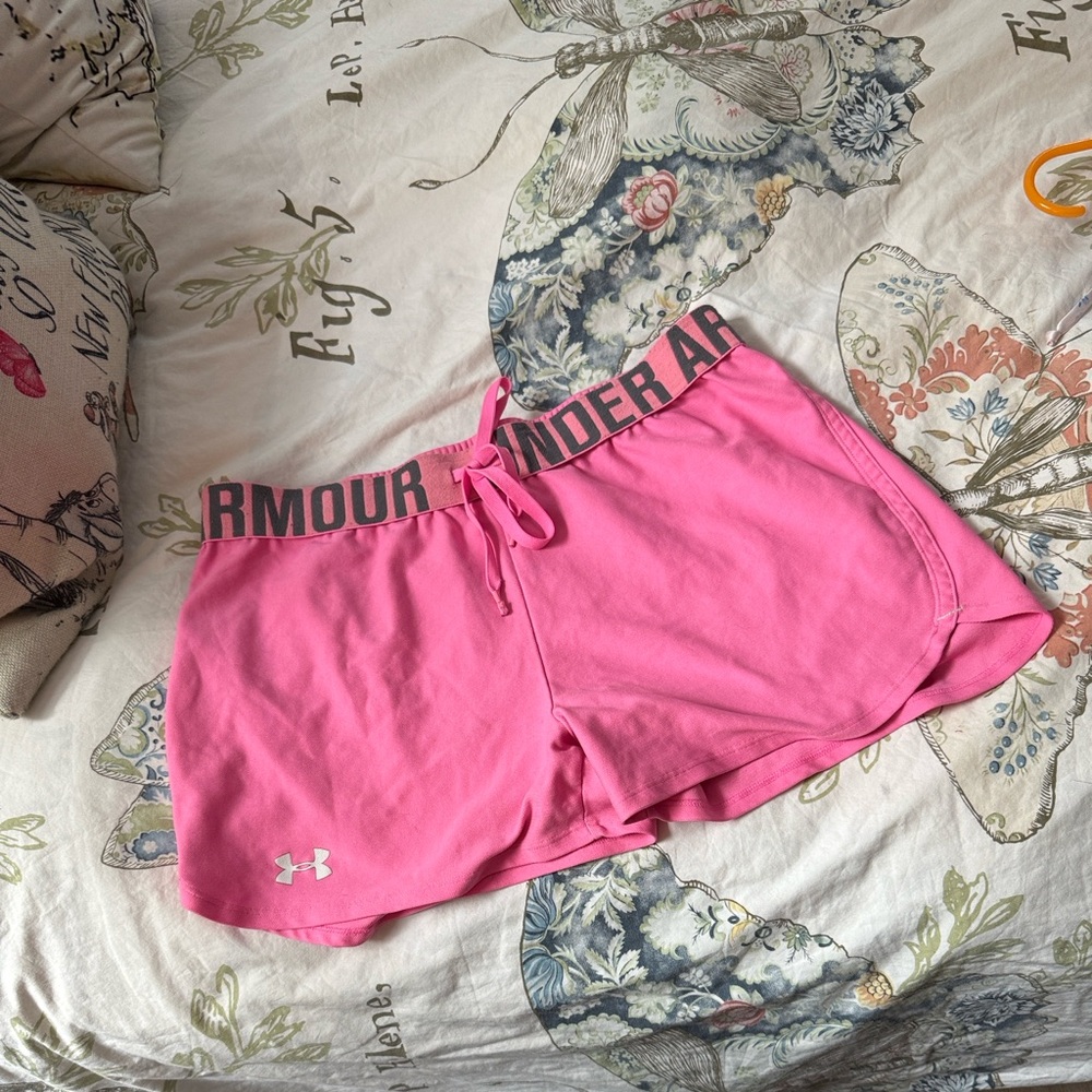 Under Armour Women's Athletic Pink Shorts